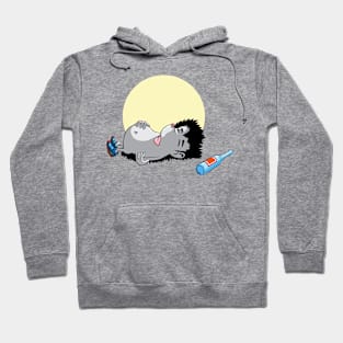 drunk hedgehog Hoodie